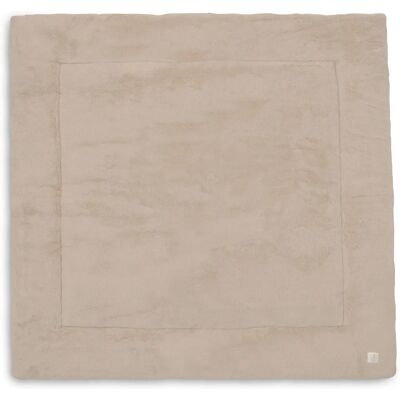 Jollein - Fluffy - Sand - 100x100cm - Tapis de jeu - Publicité Jollein - Fluffy - Sand - 100x100cm - Tapis de jeu - Publicité