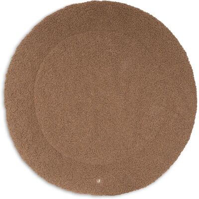 Jollein - Curlé Dark Hazel - Ø95cm - Rond - Tapis de jeu - Publicité Jollein - Curlé Dark Hazel - Ø95cm - Rond - Tapis de jeu - Publicité