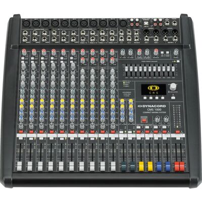 Mezclador de audio Dynacord CMS 1000-3 - 10 canales - Negro Mezclador de audio Dynacord CMS 1000-3 - 10 canales - Negro