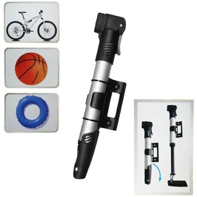 Pompe à air Bensontools pour vélo - Aluminium léger - Convient pour vélos - Publicité Pompe à air Bensontools pour vélo - Aluminium léger - Convient pour vélos - Publicité