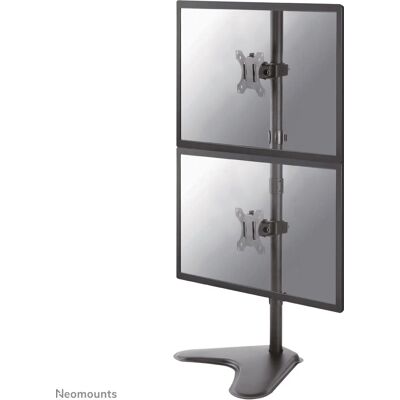 Neomounts sorte dobbelt skærm beslag - VESA 75/100, 32" Neomounts sorte dobbelt skærm beslag - VESA 75/100, 32"