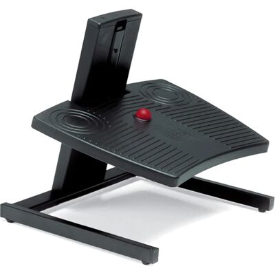 BakkerElkhuizen Reposapiés Footform Dual Negro - Reposapiés - Ergonómico, ajustable, estable BakkerElkhuizen Reposapiés Footform Dual Negro - Reposapiés - Ergonómico, ajustable, estable