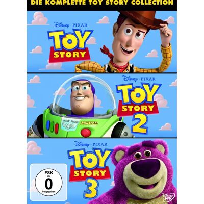 Walt Disney Toy Story 1-3 DVD-Set - 3 Scheiben Walt Disney Toy Story 1-3 DVD-Set - 3 Scheiben