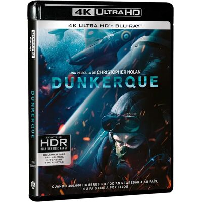 WARNER Dunkerque Ultra-HD 4K - Blu-ray - D'occasion - Publicité WARNER Dunkerque Ultra-HD 4K - Blu-ray - D'occasion - Publicité