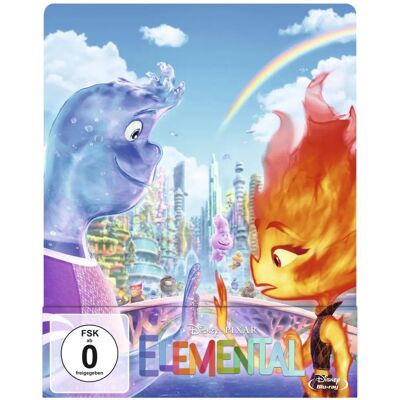Disney - Elemental - Steelbook - Blu-ray - 101min - Blu-ray Disney - Elemental - Steelbook - Blu-ray - 101min - Blu-ray