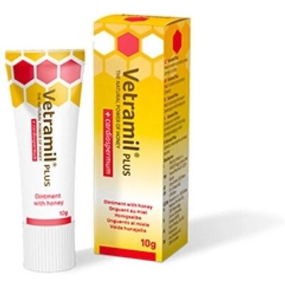 Vetramil Plus Crema al Miele - Trattamento Topico per Animali Vetramil Plus Crema al Miele - Trattamento Topico per Animali