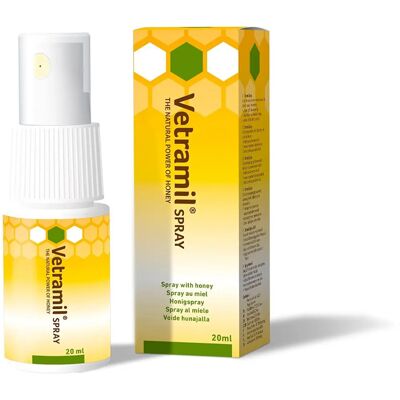 Spray Vetramil per Ferite Animali - Miele e Oli Essenziali Spray Vetramil per Ferite Animali - Miele e Oli Essenziali