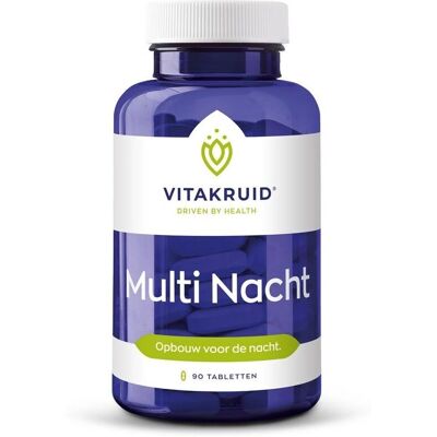 Vitakruid Multi nuit - Vitamines et sommeil - Publicité Vitakruid Multi nuit - Vitamines et sommeil - Publicité