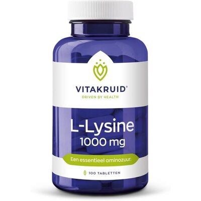 Vitakruid L-Lysine 1000 mg - Complément alimentaire - Publicité Vitakruid L-Lysine 1000 mg - Complément alimentaire - Publicité