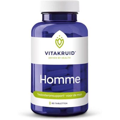 Vitakruid Vitakruid Homme Support de Testostérone - 60 Comprimés - Publicité Vitakruid Vitakruid Homme Support de Testostérone - 60 Comprimés - Publicité