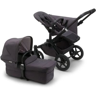 Bugaboo Donkey 5 Mono-Kinderwagen - Mineral Collection Sonnedach schwarz Bugaboo Donkey 5 Mono-Kinderwagen - Mineral Collection Sonnedach schwarz