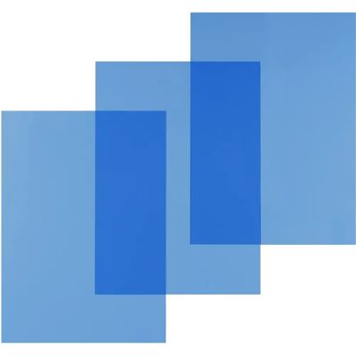Pavo Dokumentenhüllen - Blau - 0,20mm - 100 Stück Pavo Dokumentenhüllen - Blau - 0,20mm - 100 Stück