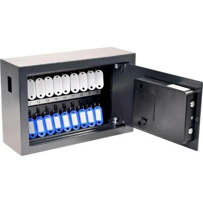 pavo Advanced Szafek na klucze - Elektroniczny sejf z 20 haczykami pavo Advanced Szafek na klucze - Elektroniczny sejf z 20 haczykami