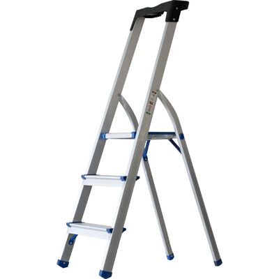 Escalera Pavo Plata 3 Peldaños Escalera Pavo Plata 3 Peldaños