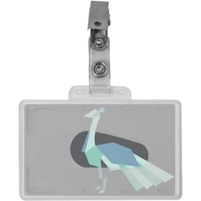 PAVO Transparentes Ausweishalter - 86 x 54 mm - Badges PAVO Transparentes Ausweishalter - 86 x 54 mm - Badges