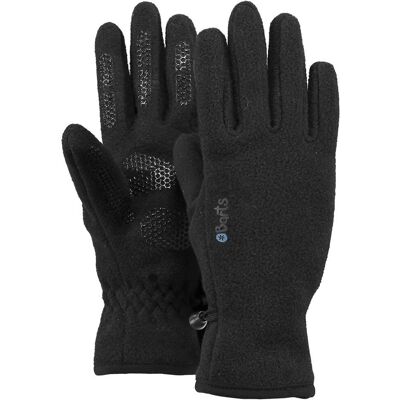 Barts Kids Zwarte Fleece Handschoenen met Palm Grip - 4-6 jaar Barts Kids Zwarte Fleece Handschoenen met Palm Grip - 4-6 jaar