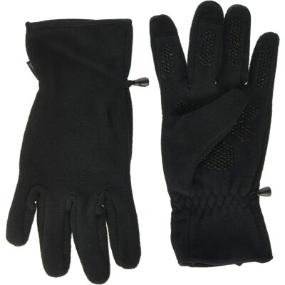 Guantes táctiles de forro polar cálido Barts para hombre - Negro - Grande/Extra grande Guantes táctiles de forro polar cálido Barts para hombre - Negro - Grande/Extra grande