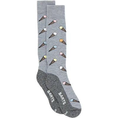 Barts Ice Cream Heather Grey Skisocken - Skisocken Barts Ice Cream Heather Grey Skisocken - Skisocken