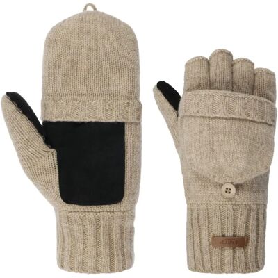 Gants en Laine Barts Haakon - Sans Doigts avec Capuche - Beige - Homme Gants en Laine Barts Haakon - Sans Doigts avec Capuche - Beige - Homme