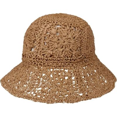 Barts Candyflower Camel Hoed - One Size Barts Candyflower Camel Hoed - One Size