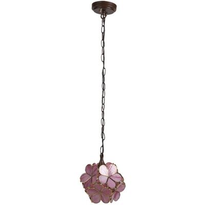 LumiLamp - Tiffany - Skleněné květy - Růžová - Závěsné svítidlo LumiLamp - Tiffany - Skleněné květy - Růžová - Závěsné svítidlo