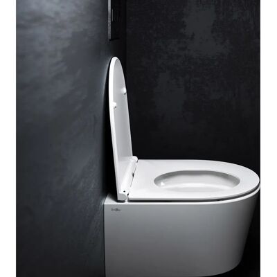 Clou InBe Wand-WC-Set 48 cm - Weiß Keramik Clou InBe Wand-WC-Set 48 cm - Weiß Keramik