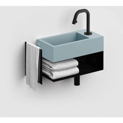 Clou Flush 3 Keramik Handwaschbecken rechts Clou Flush 3 Keramik Handwaschbecken rechts