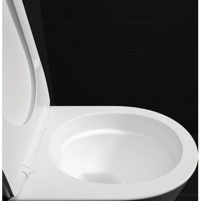 Clou InBe Wand-WC-Set 48 cm, spülrandlos inklusive WC-Sitz Clou InBe Wand-WC-Set 48 cm, spülrandlos inklusive WC-Sitz