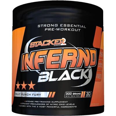 Stacker2 Europe Inferno Black - Frucht Punch - Pre-Workout 300g Stacker2 Europe Inferno Black - Frucht Punch - Pre-Workout 300g