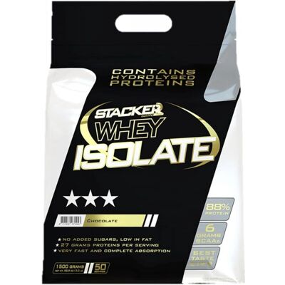 Stacker2 Whey Isolate Czekolada - Odżywka białkowa - 1500g Stacker2 Whey Isolate Czekolada - Odżywka białkowa - 1500g