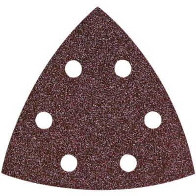 Carta abrasive durevole Hikoki con gancio e velcro - 94x94x94mm K180 - Per angoli e spazi ristretti Carta abrasive durevole Hikoki con gancio e velcro - 94x94x94mm K180 - Per angoli e spazi ristretti