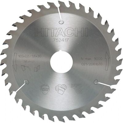 Hikoki 752408 Lama circolare per legno - 160mm, 48 denti, albero 20/16mm Hikoki 752408 Lama circolare per legno - 160mm, 48 denti, albero 20/16mm