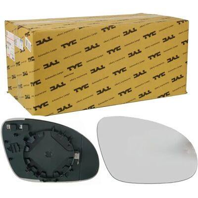 Verre de miroir TYC VW/Skoda/Seat - Extérieur, chauffant, asphérique Verre de miroir TYC VW/Skoda/Seat - Extérieur, chauffant, asphérique