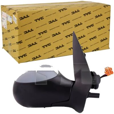 Tyc Peugeot 206 Venstre Elektrisk Grundet Ydre Spejl - Ydre Spejl Tyc Peugeot 206 Venstre Elektrisk Grundet Ydre Spejl - Ydre Spejl