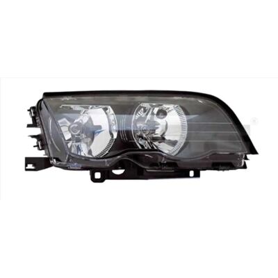 Reflektor Tyc E46 - Prawy, Czarny, Elektryczny, H7/H7 Reflektor Tyc E46 - Prawy, Czarny, Elektryczny, H7/H7