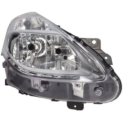 Tyc Renault Clio Scheinwerfer - Chrom, rechts, H7/H7, E-geprüft Tyc Renault Clio Scheinwerfer - Chrom, rechts, H7/H7, E-geprüft