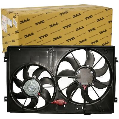TYC Kølevifte 220W til Audi A1 A3 Seat Altea Ibiza Leon Toledo Skoda - Kølevifte TYC Kølevifte 220W til Audi A1 A3 Seat Altea Ibiza Leon Toledo Skoda - Kølevifte