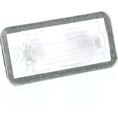 Lumină de plăcuță de înmatriculare Audi A3 A4 A6 A8 Q7 - Compatibil, Stânga, C5W, OEM 8E0807430A Lumină de plăcuță de înmatriculare Audi A3 A4 A6 A8 Q7 - Compatibil, Stânga, C5W, OEM 8E0807430A