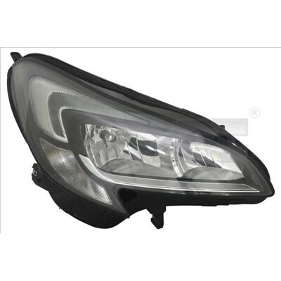 Tyс Far drept Opel Corsa E - LED Cromat Tyс Far drept Opel Corsa E - LED Cromat