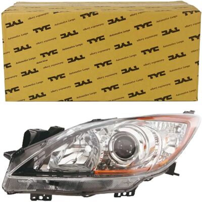 Tyc Φακός Mazda 3 - Αριστερός - H11 - 1,6-2,3 MZR - Για οχήματα με δεξιά οδήγηση Tyc Φακός Mazda 3 - Αριστερός - H11 - 1,6-2,3 MZR - Για οχήματα με δεξιά οδήγηση
