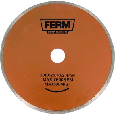 Ferm TCA1006 Lama diamantata per piastrelle - 200mm Ferm TCA1006 Lama diamantata per piastrelle - 200mm