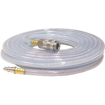 Mangueira de ar flexível Ferm 10m - Compatível com compressores Mangueira de ar flexível Ferm 10m - Compatível com compressores