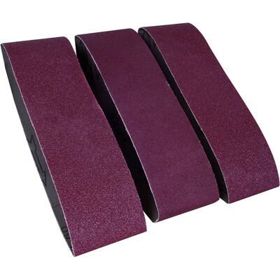 Conjunto de Fitas Abrasivas Ferm 75x533mm - G60 G80 G120 Conjunto de Fitas Abrasivas Ferm 75x533mm - G60 G80 G120