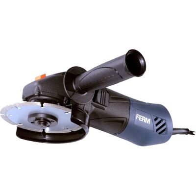 Esmerilhadeira angular Ferm - 850W, 125mm, Proteção eletrônica de reinício Esmerilhadeira angular Ferm - 850W, 125mm, Proteção eletrônica de reinício