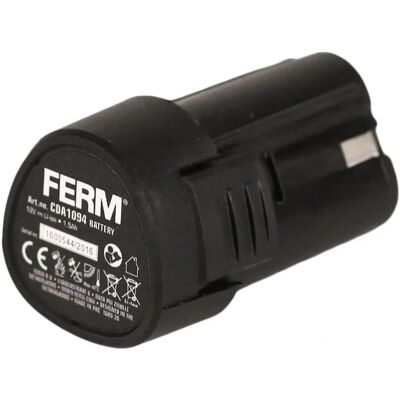 Ferm CDA1094 Lithium-Ionen-Akku - 1,5Ah - 12V - Für JSM1026/OTM1006/CTM1016 Ferm CDA1094 Lithium-Ionen-Akku - 1,5Ah - 12V - Für JSM1026/OTM1006/CTM1016