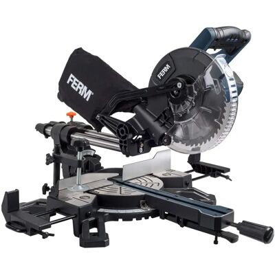 Ferm 1500W radiální pokosová pila - 210mm, laser, rozšíření Ferm 1500W radiální pokosová pila - 210mm, laser, rozšíření