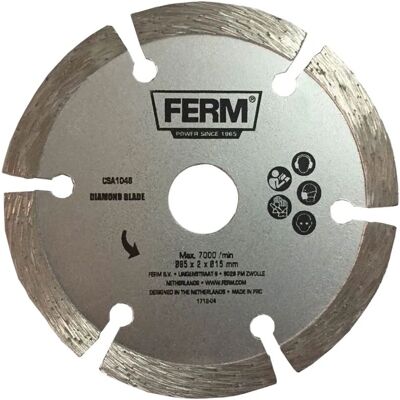 Ferm CSA1046 Lame de scie diamantée - Pour pierres et céramique Ferm CSA1046 Lame de scie diamantée - Pour pierres et céramique
