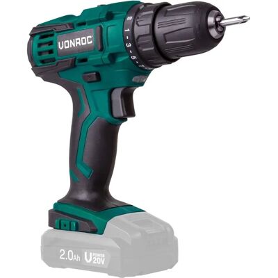 VONROC VPower 20V Taladro inalámbrico - Herramienta pesada VONROC VPower 20V Taladro inalámbrico - Herramienta pesada