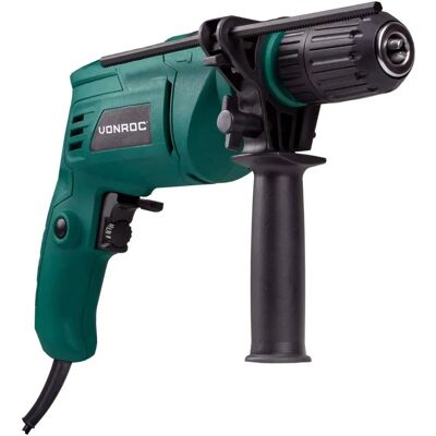Taladro de Impacto VONROC 500W - Cambio Rápido, Asa Lateral Taladro de Impacto VONROC 500W - Cambio Rápido, Asa Lateral