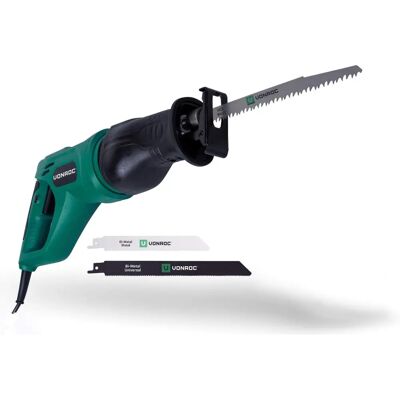 Scie alternative VONROC - 900W - Orange - Softgrip - 3 lames incluses - Publicité Scie alternative VONROC - 900W - Orange - Softgrip - 3 lames incluses - Publicité